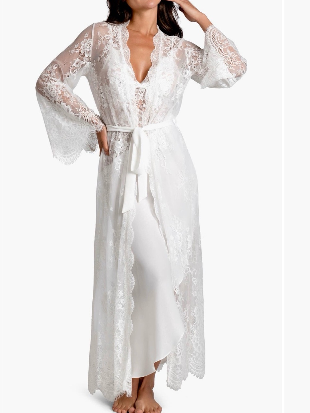In Bloom - Marry Me Lace Robe XS